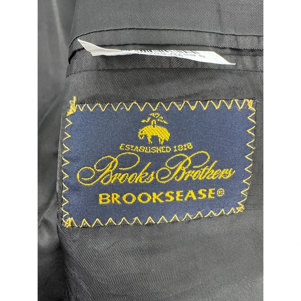 Brooks Brothers Sport Coat Blazer Jacket‎ 48L Charcoal Gray Wool Blend